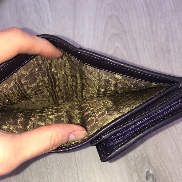 NWOT COACH Vintage Genuine Leatherware Medium Wallet Billfold, Chocolate Brown - Picture 14 of 16